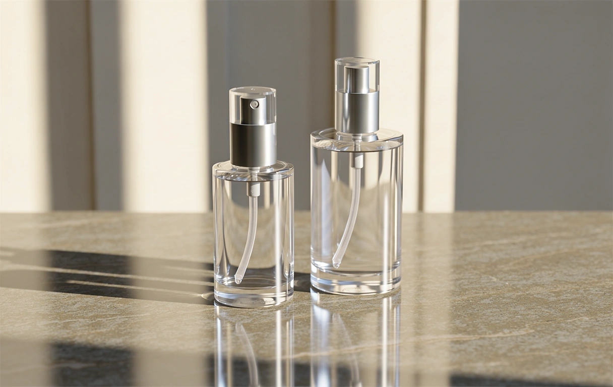 Luxury facial care containers